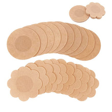 Load image into Gallery viewer, 10pcs /Pack Disposable Anti-Bump Invisible Breathable Breast Patch, Flower, Round