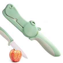 Load image into Gallery viewer, 4-inch Hippo Ceramic Fruit Knife Supplementary Food Knife