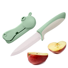 Load image into Gallery viewer, 4-inch Hippo Ceramic Fruit Knife Supplementary Food Knife