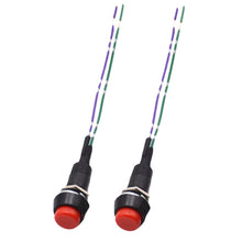 Load image into Gallery viewer, 2pcs Car Modification Horn Switch Universal Button Modification Small Switch, Red Button, Green Button