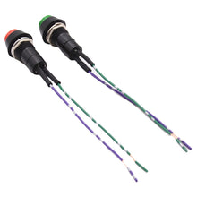 Load image into Gallery viewer, 2pcs Car Modification Horn Switch Universal Button Modification Small Switch, Red Button, Green Button