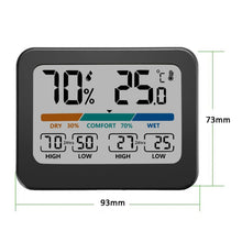 Load image into Gallery viewer, Indoor Temperature And Humidity Monitor LCD Digital Thermometer Hygrometer Weather Station, 324