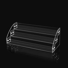 Load image into Gallery viewer, Acrylic Nail Polish Display Rack Transparent Ladder Stand Cosmetic Essential Oil Bottle Holder, 2 Layers, 3 Layers, 4 Layers, 5 Layers, 6  Layers, 7 Layers