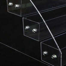 Load image into Gallery viewer, Acrylic Nail Polish Display Rack Transparent Ladder Stand Cosmetic Essential Oil Bottle Holder, 2 Layers, 3 Layers, 4 Layers, 5 Layers, 6  Layers, 7 Layers