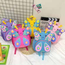 Load image into Gallery viewer, Children Schoolbag Shoulder Bag Girls Cute Cartoon Butterfly Backpack