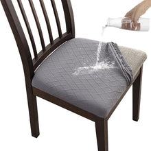 Load image into Gallery viewer, Diamond Plaid Jacquard Chair Cushion Cover Hotel Restaurant Dining Table Chair Cover