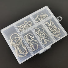 Load image into Gallery viewer, 75pcs /Box Screw-in Ceiling Hook Set Home Storage Wall Cup Hook Lamp Hook