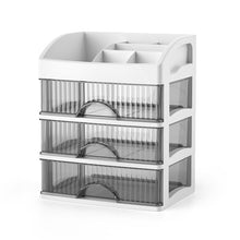 Load image into Gallery viewer, Desktop Drawer Organizer Multi-Layer Cosmetic Jewelry Box Stationery Multi-Functional Organizer, 5 Layer White Drawer (White), 5 Layer Black Drawer (White), 5 Layer Black Drawer (Pink), 4 Layer White Drawer (White), 4 Layer Black Drawer (White)        ...