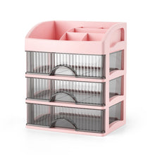 Load image into Gallery viewer, Desktop Drawer Organizer Multi-Layer Cosmetic Jewelry Box Stationery Multi-Functional Organizer, 5 Layer White Drawer (White), 5 Layer Black Drawer (White), 5 Layer Black Drawer (Pink), 4 Layer White Drawer (White), 4 Layer Black Drawer (White)        ...