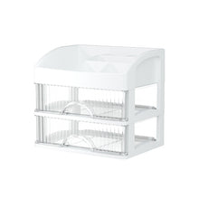 Load image into Gallery viewer, Desktop Drawer Organizer Multi-Layer Cosmetic Jewelry Box Stationery Multi-Functional Organizer, 5 Layer White Drawer (White), 5 Layer Black Drawer (White), 5 Layer Black Drawer (Pink), 4 Layer White Drawer (White), 4 Layer Black Drawer (White)        ...