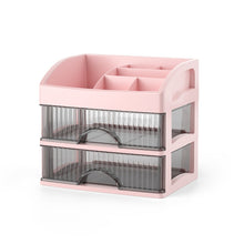 Load image into Gallery viewer, Desktop Drawer Organizer Multi-Layer Cosmetic Jewelry Box Stationery Multi-Functional Organizer, 5 Layer White Drawer (White), 5 Layer Black Drawer (White), 5 Layer Black Drawer (Pink), 4 Layer White Drawer (White), 4 Layer Black Drawer (White)        ...