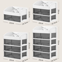 Load image into Gallery viewer, Desktop Drawer Organizer Multi-Layer Cosmetic Jewelry Box Stationery Multi-Functional Organizer, 5 Layer White Drawer (White), 5 Layer Black Drawer (White), 5 Layer Black Drawer (Pink), 4 Layer White Drawer (White), 4 Layer Black Drawer (White)        ...