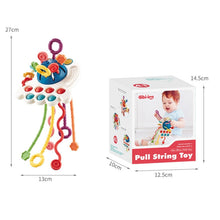 Load image into Gallery viewer, Baby Puzzle Fun Finger Pumping Toys Enlightenment Early Teaching Toys, Octopus (Blue), Octopus (Red), Cartoon Crab (Orange), Cartoon Crab (Green), Rocket (Blue), Rocket (Red), Flying Sword (Red), Flying Sword (White), Crab, Space Ship, Mobile Phone Rab...