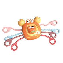 Load image into Gallery viewer, Baby Puzzle Fun Finger Pumping Toys Enlightenment Early Teaching Toys, Octopus (Blue), Octopus (Red), Cartoon Crab (Orange), Cartoon Crab (Green), Rocket (Blue), Rocket (Red), Flying Sword (Red), Flying Sword (White), Crab, Space Ship, Mobile Phone Rab...