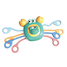 Load image into Gallery viewer, Baby Puzzle Fun Finger Pumping Toys Enlightenment Early Teaching Toys, Octopus (Blue), Octopus (Red), Cartoon Crab (Orange), Cartoon Crab (Green), Rocket (Blue), Rocket (Red), Flying Sword (Red), Flying Sword (White), Crab, Space Ship, Mobile Phone Rab...