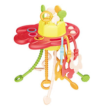 Load image into Gallery viewer, Baby Puzzle Fun Finger Pumping Toys Enlightenment Early Teaching Toys, Octopus (Blue), Octopus (Red), Cartoon Crab (Orange), Cartoon Crab (Green), Rocket (Blue), Rocket (Red), Flying Sword (Red), Flying Sword (White), Crab, Space Ship, Mobile Phone Rab...