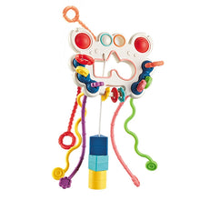 Load image into Gallery viewer, Baby Puzzle Fun Finger Pumping Toys Enlightenment Early Teaching Toys, Octopus (Blue), Octopus (Red), Cartoon Crab (Orange), Cartoon Crab (Green), Rocket (Blue), Rocket (Red), Flying Sword (Red), Flying Sword (White), Crab, Space Ship, Mobile Phone Rab...