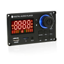 Load image into Gallery viewer, 100W 12V TPA3116 Color Screen Power Amplifier Bluetooth Decoder Board With Recording Call, Silicone Remote Control, Small Silicone Remote Control, Small Remote Control