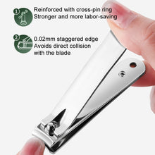 Load image into Gallery viewer, 4pcs /Set Stainless Steel Nail Knife Set Household Portable Rotating Bag Nail Cutting Tool, Light Pink, Matcha Green, Dark Green