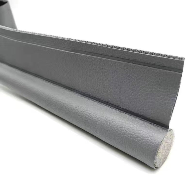Door Bottom Seal Strip Door Seam Soundproof Windproof Sticker Door Foot Down Gap Self-Adhesive Blocking Strip, Unilateral Brown, Unilateral Black, Unilateral Gray