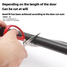 Load image into Gallery viewer, Door Bottom Seal Strip Door Seam Soundproof Windproof Sticker Door Foot Down Gap Self-Adhesive Blocking Strip, Unilateral Brown, Unilateral Black, Unilateral Gray