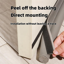 Load image into Gallery viewer, Door Bottom Seal Strip Door Seam Soundproof Windproof Sticker Door Foot Down Gap Self-Adhesive Blocking Strip, Unilateral Brown, Unilateral Black, Unilateral Gray