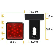 Load image into Gallery viewer, Automotive LED Trailer Lights Universal Rear Brake Lights, Black Shell 12 Light, Black Shell 15 Light, Red Shell 12 Lights, Red Shell 15 Lights