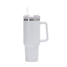 Load image into Gallery viewer, 40oz Car Cup Double-Layer Vacuum Cup With Straw Handle Stainless Steel Thermos Cup