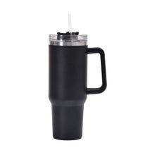 Load image into Gallery viewer, 40oz Car Cup Double-Layer Vacuum Cup With Straw Handle Stainless Steel Thermos Cup
