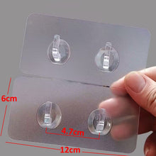 Load image into Gallery viewer, 30pcs /Pack Double Hook for Paper Towels Plastic Traceless Sticky Hook