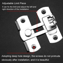 Load image into Gallery viewer, Barn Door Lock Hook Stainless Steel Door Buckle Insertion, Small 201 Stainless Steel, Medium 201 Stainless Steel, Extra Large 201 Stainless Steel, Small 304 Stainless Steel, Middle 304 Stainless Steel, Extra Large 304 Stainless Steel                   ...
