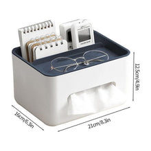 Load image into Gallery viewer, Multifunctional Tissue Box Napkin Container Organizer Box for Remote Control