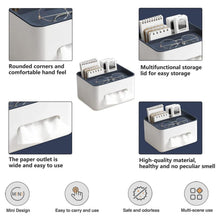 Load image into Gallery viewer, Multifunctional Tissue Box Napkin Container Organizer Box for Remote Control