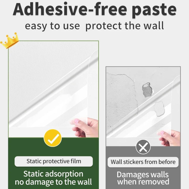 Latex Paint Wall Decoration Static Stickers Children Room Home Self-adhesive Wall Stickers Static Wall Protection Film