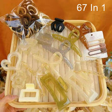 Load image into Gallery viewer, Combination Hair Accessories Grab Clip Hair Ring Set Simple Temperament Headband, 111 In 1, 31 In 1, 67 In 1