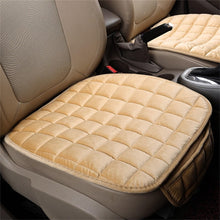 Load image into Gallery viewer, Car Winter Backless Plush Non-slip Non-binding Seat Cushion, Front Row Beige, Front Row Red, Front Row Black, Front Row Coffee