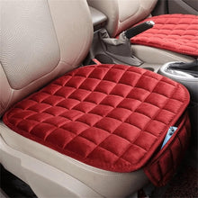 Load image into Gallery viewer, Car Winter Backless Plush Non-slip Non-binding Seat Cushion, Front Row Beige, Front Row Red, Front Row Black, Front Row Coffee