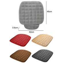 Load image into Gallery viewer, Car Winter Backless Plush Non-slip Non-binding Seat Cushion, Front Row Beige, Front Row Red, Front Row Black, Front Row Coffee