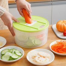 Load image into Gallery viewer, Multifunctional Vegetable Dehydrator Large Capacity Kitchen Drain Basket Household Grater Slicer, Multifunctional Dehydrator