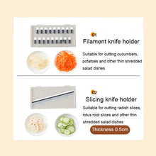 Load image into Gallery viewer, Multifunctional Vegetable Dehydrator Large Capacity Kitchen Drain Basket Household Grater Slicer, Multifunctional Dehydrator