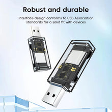 Load image into Gallery viewer, OTG Converter USB To SD/TF 2 In 1 Multi-Function Transparent Card Reader, Transparent