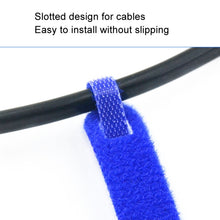 Load image into Gallery viewer, Data Cable Ties Sticky Strip Fixing Tape Nylon Self-Adhesive Tape Cable Management Tape Needle Ties