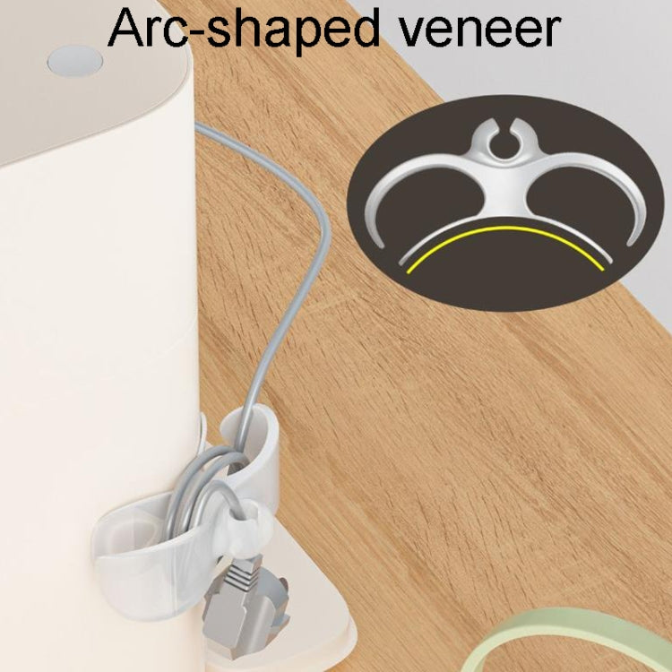 Power Cable Management Clip Kitchen Wall Mounted Plug Cord Holder Charger Cable Organizer