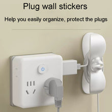 Load image into Gallery viewer, Power Cable Management Clip Kitchen Wall Mounted Plug Cord Holder Charger Cable Organizer