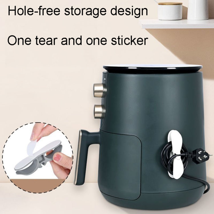 Power Cable Management Clip Kitchen Wall Mounted Plug Cord Holder Charger Cable Organizer