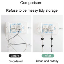 Load image into Gallery viewer, Cuttable Data Cable Bundle Ties Power Cord Storage Organizer Adhesive Strap