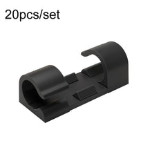 Load image into Gallery viewer, 20pcs /Set Medium Self-Adhesive Cable Organizer Clip Network Cord Fixed Storage Clamp