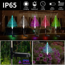 Load image into Gallery viewer, Christmas Tree Solar Light Outdoor Atmosphere Lighting Outdoor Waterproof Glowing Festival Decorative Lamp, Star Moon Transparent