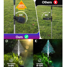 Load image into Gallery viewer, Christmas Tree Solar Light Outdoor Atmosphere Lighting Outdoor Waterproof Glowing Festival Decorative Lamp, Star Moon Transparent