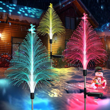 Load image into Gallery viewer, Christmas Tree Solar Light Outdoor Atmosphere Lighting Outdoor Waterproof Glowing Festival Decorative Lamp, Star Moon Transparent